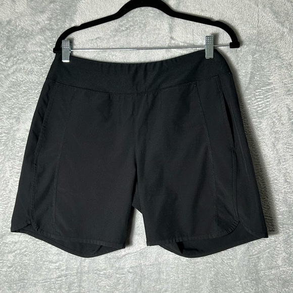 Title Nine Shorts Womens Size Medium Black Pull On Activewear Athletic Stretch - Picture 1 of 10